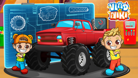 اسکرین شات 2 بازی Monster Truck Vlad & Niki
