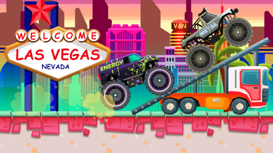 اسکرین شات 5 بازی Monster Truck Vlad & Niki