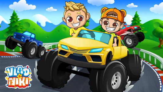 اسکرین شات 1 بازی Monster Truck Vlad & Niki