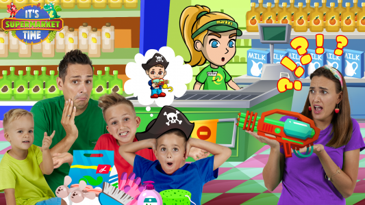 اسکرین شات 4 بازی Vlad & Niki Supermarket game