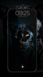 اسکرین شات 1 برنامه All Black Wallpaper Collection