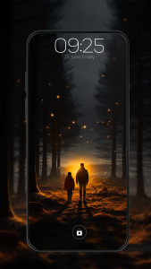 اسکرین شات 5 برنامه All Black Wallpaper Collection