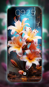 اسکرین شات 5 برنامه Flower Wallpaper HD Collection