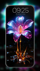 اسکرین شات 3 برنامه Flower Wallpaper HD Collection