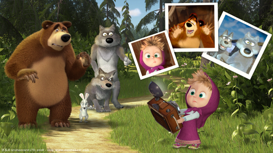 اسکرین شات بازی Masha and the Bear: Mini games 2