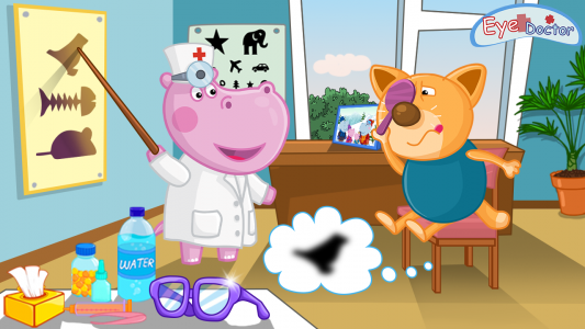 اسکرین شات بازی Hippo Eye Doctor: Medical game 3