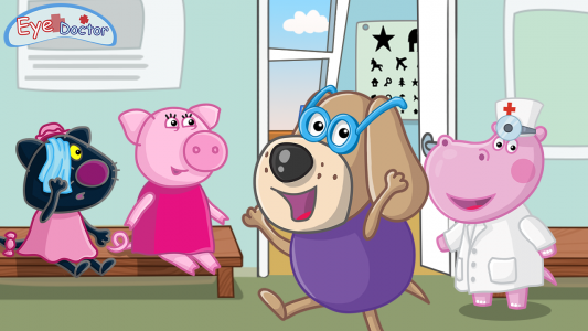 اسکرین شات 7 بازی Hippo Eye Doctor: Medical game