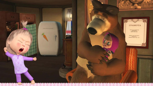 اسکرین شات 1 بازی Masha and the Bear: Good Night