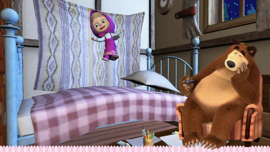 اسکرین شات 3 بازی Masha and the Bear: Good Night