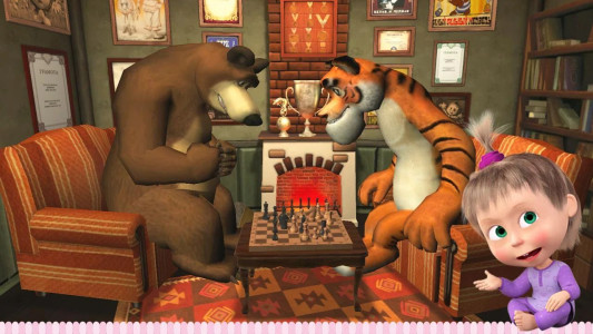 اسکرین شات 5 بازی Masha and the Bear: Good Night