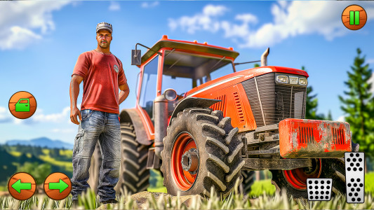 اسکرین شات بازی Tractor Farm Simulator Game 3