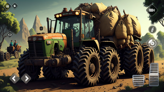 اسکرین شات برنامه Tractor Driving Games: Farming 4