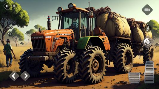 اسکرین شات برنامه Tractor Driving Games: Farming 2