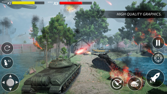 اسکرین شات بازی War of Tanks: World War Games 3