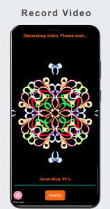اسکرین شات 6 برنامه Glow Magic Doodle kaleidoscope
