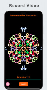 اسکرین شات 6 برنامه Glow Magic Doodle kaleidoscope
