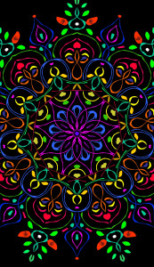 اسکرین شات برنامه Glow Magic Doodle kaleidoscope 6