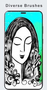 اسکرین شات 8 برنامه Glow Magic Doodle kaleidoscope