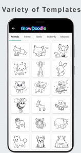 اسکرین شات 4 برنامه Glow Magic Doodle kaleidoscope