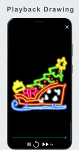 اسکرین شات 7 برنامه Glow Magic Doodle kaleidoscope