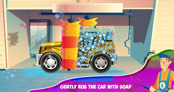 اسکرین شات برنامه Kids sports car wash - car washing garages game 8