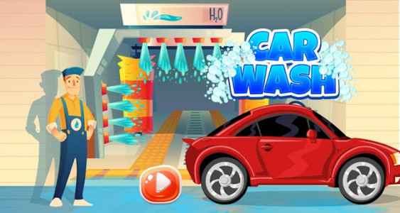 اسکرین شات برنامه Kids sports car wash - car washing garages game 5