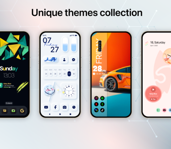 اسکرین شات 2 برنامه Liquid Launcher OS