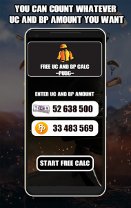 اسکرین شات برنامه Free Uc Cash & Battle Points Calc For Pubgs Mobile 2