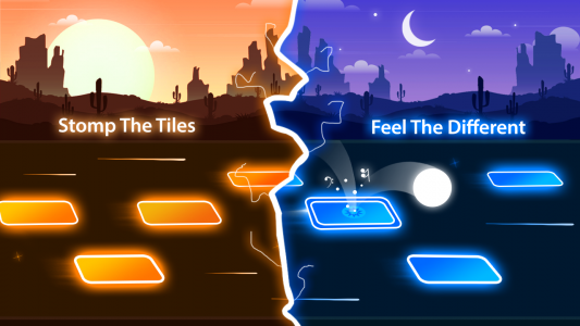 اسکرین شات بازی Magic Ball Tiles Hop Music Run 6