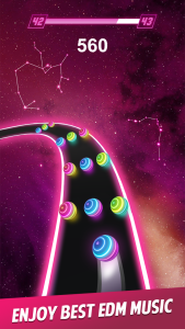 اسکرین شات 3 بازی Dancing Ball Color Rush Game