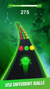 اسکرین شات 2 بازی Dancing Ball Color Rush Game