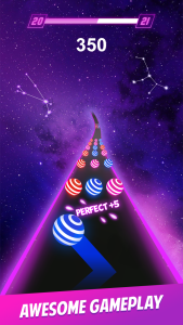 اسکرین شات 1 بازی Dancing Ball Color Rush Game