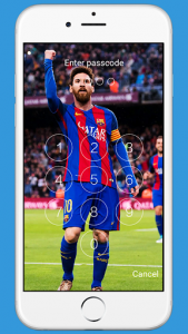 اسکرین شات برنامه Lionel Messi LockScreen 7