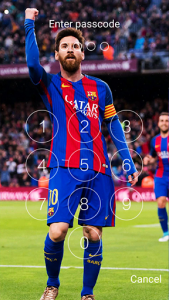 اسکرین شات برنامه Lionel Messi LockScreen 5