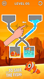 اسکرین شات بازی Water Puzzle - Fish Rescue 2