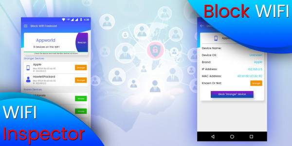 اسکرین شات برنامه Block WiFi - WiFi Inspector 1