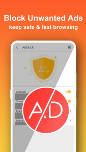 اسکرین شات برنامه Mini Web Browser- Ad Blocker 2
