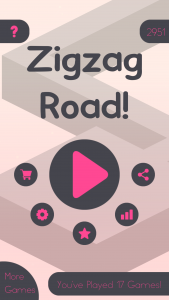 اسکرین شات بازی ⚡ Zigzag Road! ⚡ 1