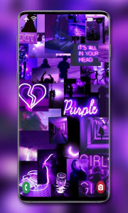 اسکرین شات برنامه Purple Wallpaper 3