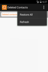 اسکرین شات برنامه Restore Contacts : Recover Deleted Contacts 3
