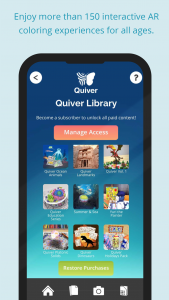 اسکرین شات 4 برنامه Quiver - 3D Coloring App
