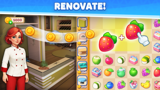 اسکرین شات 1 بازی Merge Fever: Merge & Design!