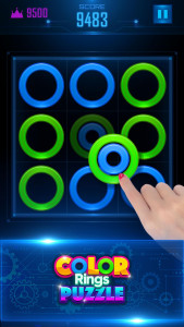 اسکرین شات 3 بازی Color Rings Puzzle