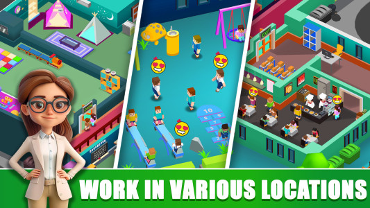 اسکرین شات 3 بازی Idle Daycare Tycoon - Rich Me