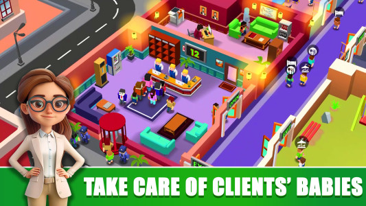 اسکرین شات 2 بازی Idle Daycare Tycoon - Rich Me