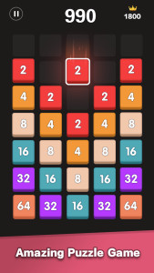 اسکرین شات 5 بازی Merge Block - number games