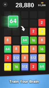 اسکرین شات 6 بازی Merge Block - number games