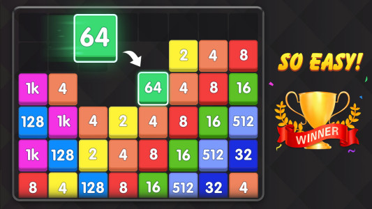 اسکرین شات 2 بازی Merge Block - number games