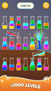 اسکرین شات 2 بازی Water Sort Puzzle: Color Game