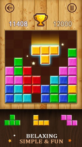 اسکرین شات بازی Block Puzzle - Wood Pop 1